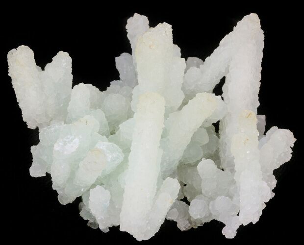 Green Prehnite Crystal Cluster - India #44370